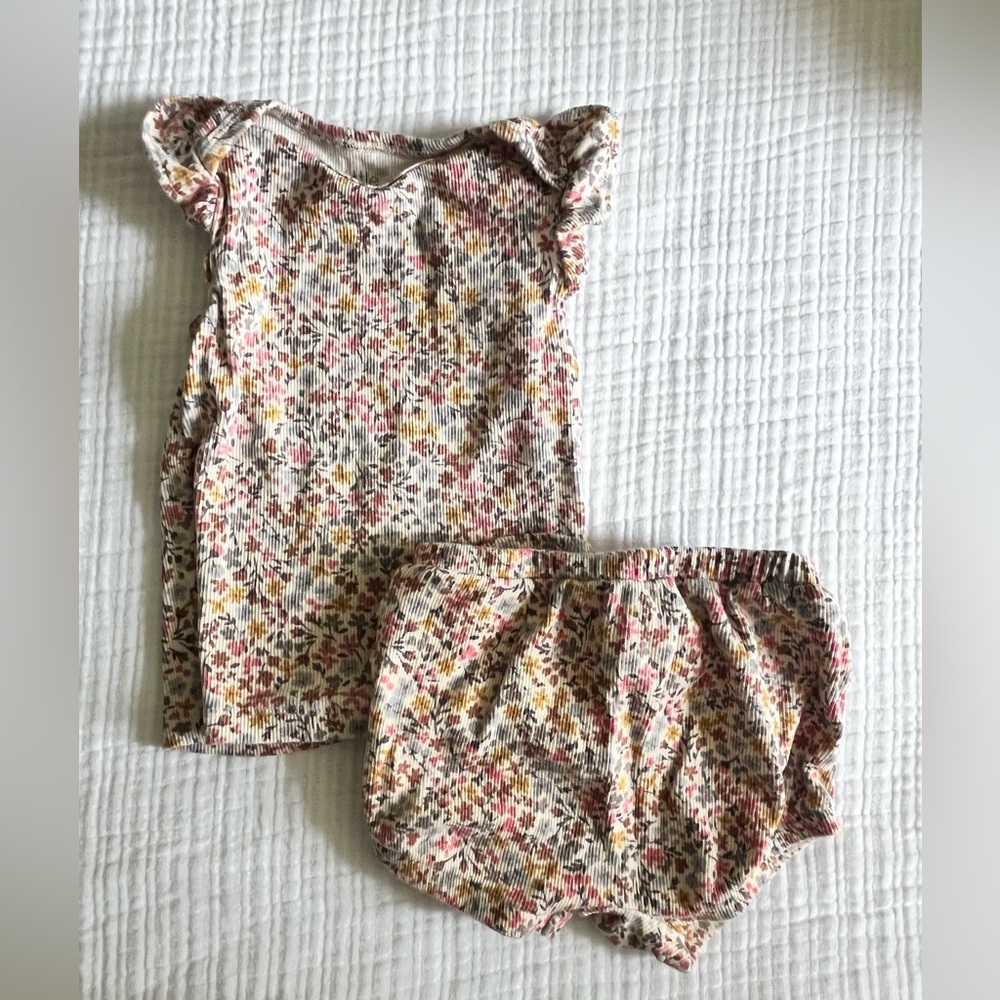 Carter's Little Planet Organic Ditsy Floral  Set